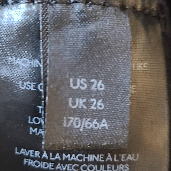 WE THE FREE Black Button Fly Busted Knee Distressed Jeans OB1153075 Women's 26 - Picture 12 of 16